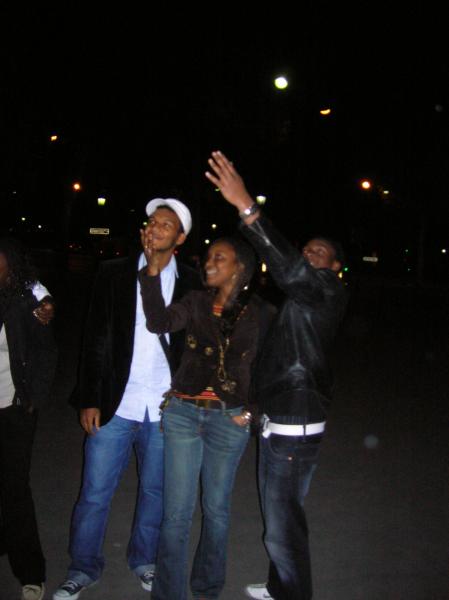 sur les champs
